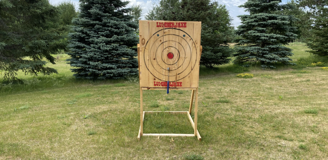 Backyard Axe Throwing Kits A Hit For Socially Distant Summer